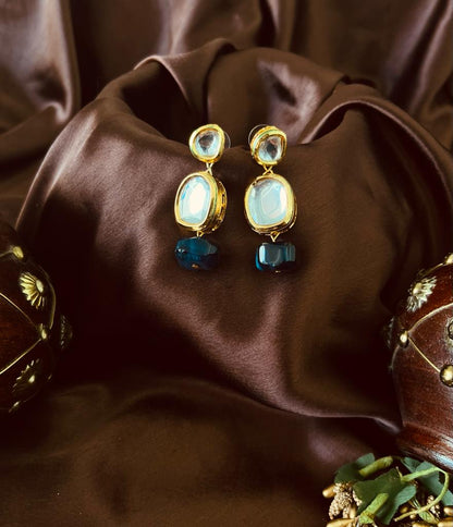 Whimsical Wonders - Handcrafted Kundan Earrings