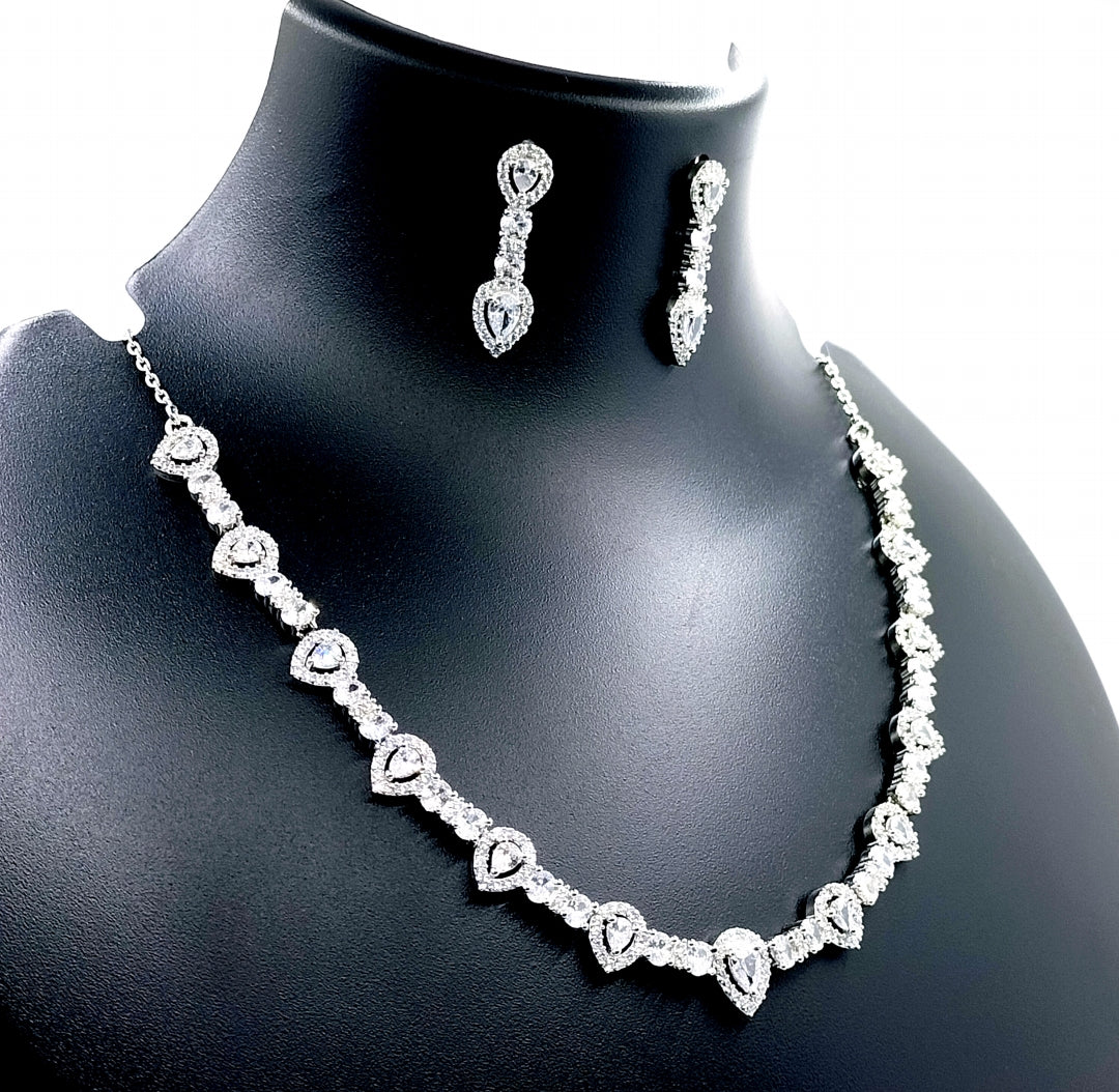 Enchanted Elegance: A Fairy Tale inspired Necklace set for the Sophisticated Modern Princess.