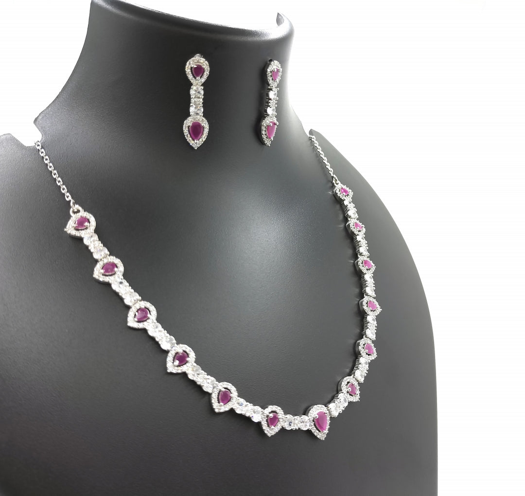 Enchanted Elegance: A Fairy Tale inspired Necklace set for the Sophisticated Modern Princess.